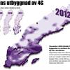 4G grafik täckning 2009-2012