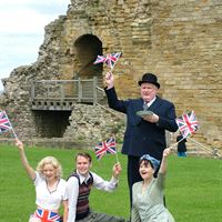 A 1940s-style picnic at Scarborough Castle