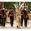 Lt Col Jonny Price, OBE, leads the contingent of The Yorkshire Regiment (1st Battalion) during the Freedom Parade in Harrogate, 2009