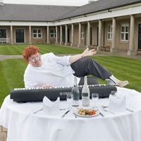 Chef Ian King getting ready for Elton John’s concert at the Great Yorkshire Showground next month