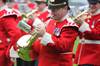 The Yorkshire Volunteers Band performing in the Main Ring at the Great Yorkshire Show 2012