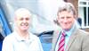 Roger Constable and KME Yorkshire's Micheal Sykes