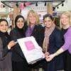 Sophia Patel of Cupcakes and Cookies, Sabiha Patel of Simply Chocolicious, Loraine Jones, General Manager at The Mall Blackburn, Salma Chaudhry, business advisor at the Lancashire based Consortium of Enterprise Agencies and Samantha Butcher, Marketing Manager at The Mall Blackburn.