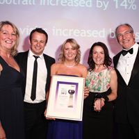 Loraine Jones, General Manager at The Mall Blackburn, Austin Healey, former English Rugby Union Player and Strictly Come Dancing star, Samantha Butcher, Marketing Manager at The Mall Blackburn, Izzie Peskett, National Marketing Manager at Capital and Regional and Peter Drummond, BCSC President and Chief Executive, BDP.