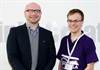 Gavin Birchall, Operations Director at MedicX Pharmacy and Ryan Hamilton, British Pharmaceutical Students Association (BPSA) President 2011-12 at the 70th BPSA Annual Conference.