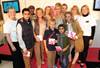 Mall model winners with the celebs and Mall management