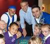 BZ Cutting the birthday cake