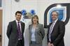 The official opening of the Midland Studio College (from L-R) – Andrew Crowter, Assistant Principal, Facilities Management, Marion Plant OBE, Principal of North Warwickshire & Hinckley College and ISG