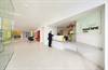 Spacious reception area with communal student facilities
