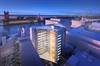 Visualisation of the re-clad East Wing building on the St Thomas’ Hospital site
