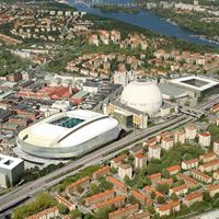 Stockholmsarenan flygbild