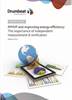Energy management white paper on independent measurement and verification
