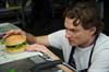 Ash Mair puts finishing touches to Cucina burger