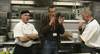 Teddington School chef Phil Wilkins with Phil Howard and Cucina Exec. Chef Ian Morgan