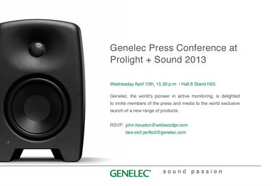Press invitation ProLight Sound 2013