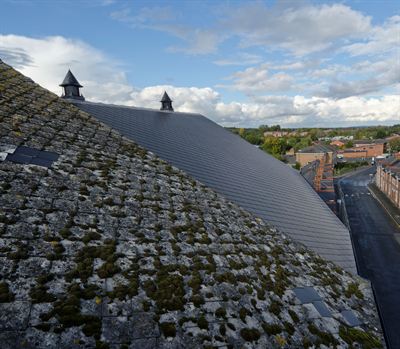 Cembrit at Regal Cinema - old and new slates
