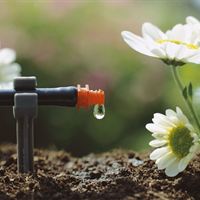 Earth Day 2012: With Gardena, everyone can save water. Drop by drop exactly the amount of water that your plants need with the Micro-Drip-System.