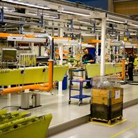 Aileron Production at Saab in Linköping 