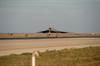 The NEURON European UCAV technology demonstrator landing at Istres after a successful maiden flight 