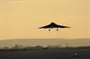 The NEURON European UCAV technology demonstrator taking off at the Dassault Aviation Istres Flight Test center (France)