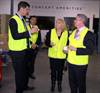 Michael Matulick CEO Concept Amenities with Australian Government Officials