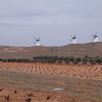 windmills winter La Mancha