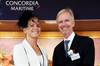 Marie Eriksson, Godmother of Stena Supreme and Hans Norén, President of Concordia Maritime