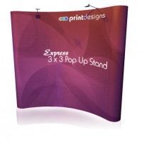Express pop up stand