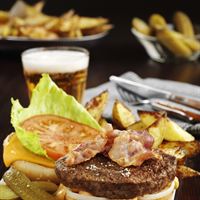 Hamburgare av högrevsfärs