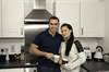 Hi Res - Kimberley and Clive in their new home at The Lavenders