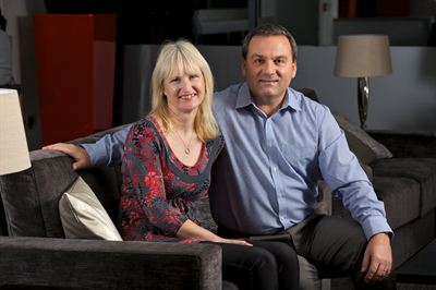 First time investors Tony and Sally Smith at Victory Pier in Gillingham by Berkeley Telephone 01634 565000