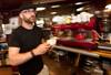 Tony Abarno with the Magdalen Arms Gaggia GD