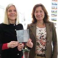 Stadsarkitekt Eva Maria Persson och Ordförande i Miljö- och stadsbyggnadsnämnden Cathrin Bergenstråhle