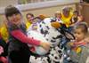Amoolia the Cool Milk cow visited the Lullabyz Nursery to meet the toddlers and talk to them about milk and where it comes from.