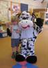 Children at Patacake Day nursery were visited by Amoolia the Cool Milk cow after winning a competition during Healthy Body, Happy Me week.