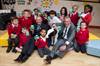 Cool Milk's Medical Adviser Dr Hilary Jones with Head Teacher Pete McGuigan and pupils from Balby Central Primary School