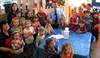 MSP for Falkirk West Michael Matheson celebrated the free nursery milk scheme with children at Wellside Kindergarten on Friday
