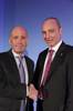 CESA's Nick Oryino, left, and Jack Sharkey of CEDA