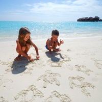 Kids on beach