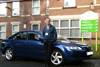 Michael Breach outside St Catherines