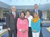 (Left to right) Reza Razmjoo, Business Development Director, TWI; Ms Meriyam Abd. Majid, Chief Executive Officer, GIATMARA Malaysia; Christine Wylde, TWI; Ms Rosfarizam, GIATMARA Malaysia; and Chris P