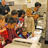 Take Your Child to Work Day OKI Data Americas