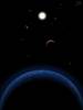 Artist’s impression of the Tau Ceti system 