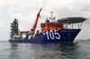 The fast-transit, dynamically positioned (DP2) McDermott vessel Lay Vessel North Ocean 105 has an advanced reeled system capable of rigid and flexible pipelay in up to 10,000 feet of water.