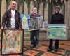 Artists display some of their works
