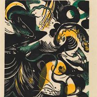 Franz Marc (1880 - 1916)  Creation II, 1914  The National Gallery of Denmark  