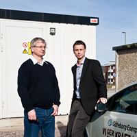 Lars Ohlsson, FEAB och Fredrik Isaksson, ABB