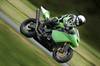 Motorcyle riding at speed