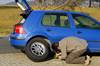 Broken down car