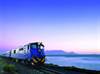 Blue Train Table Mountain a sunset